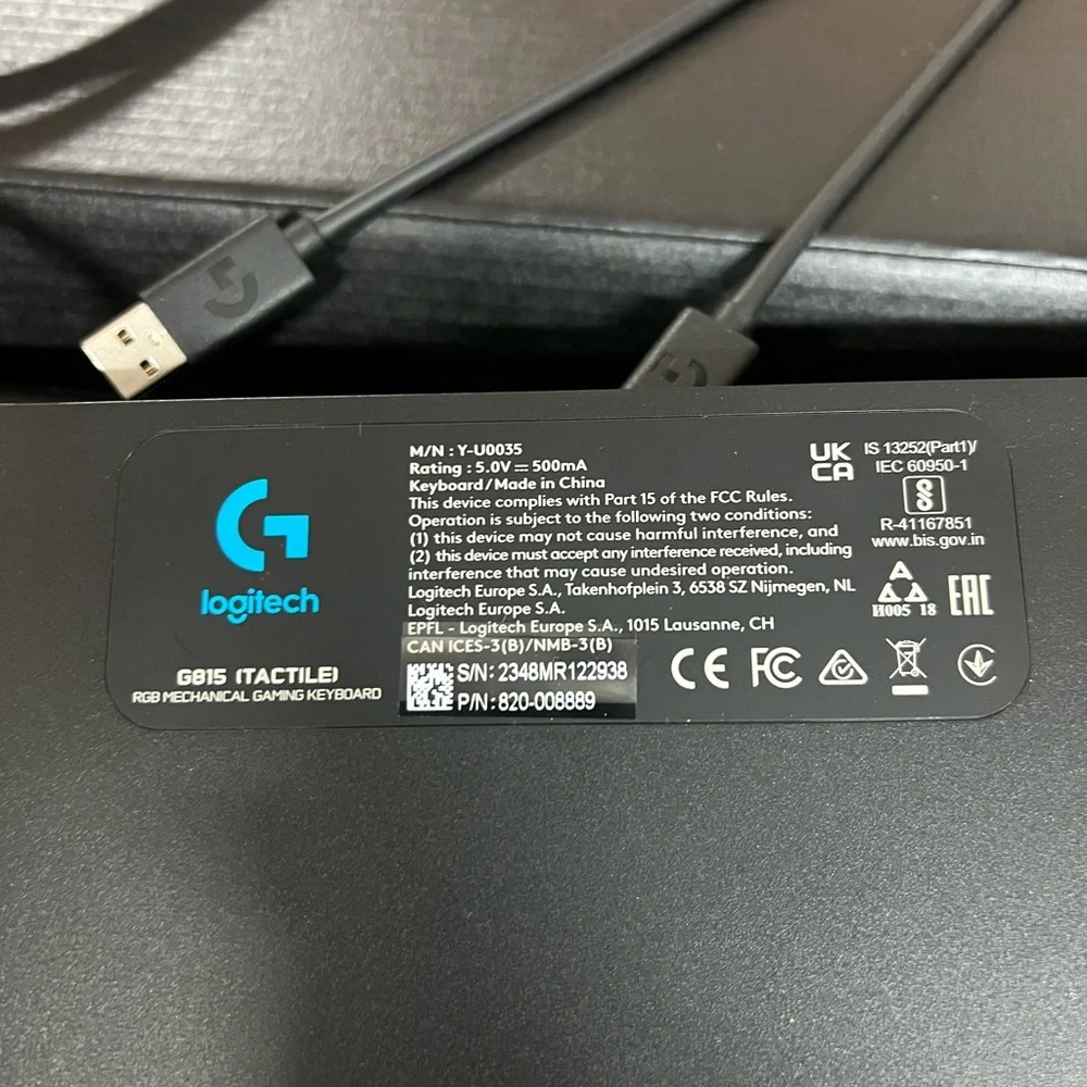 NEW Logitech G815 LIGHTSYNC RGB Mechanical Gaming Keyboard